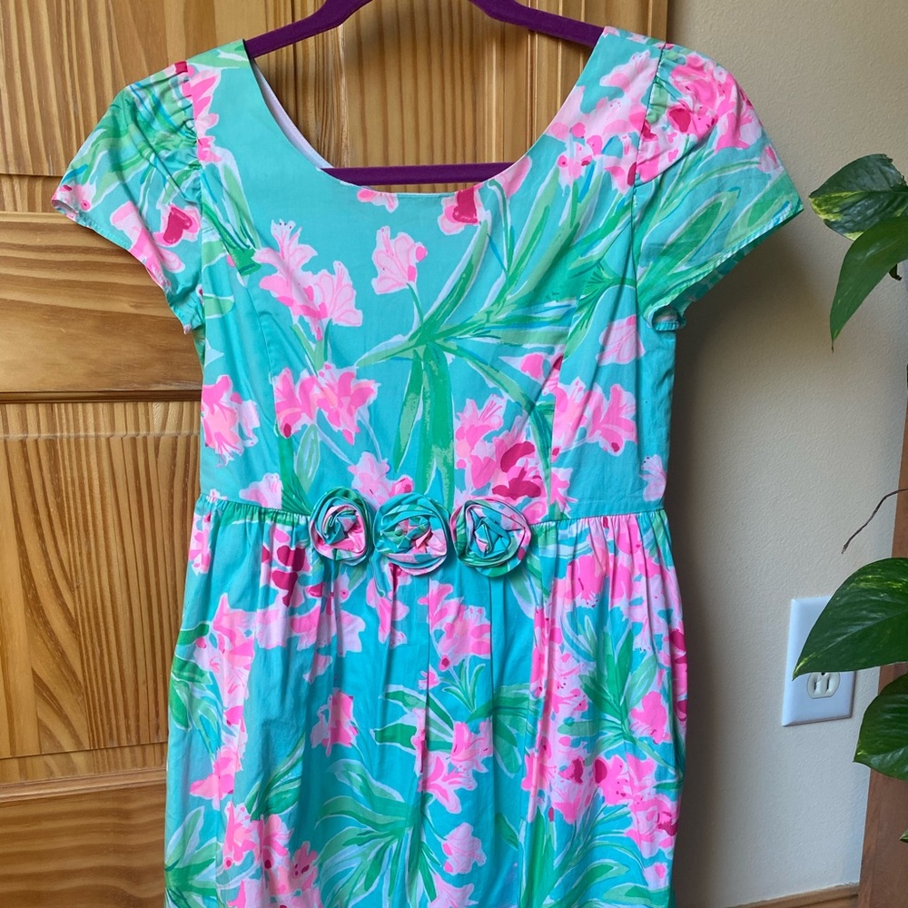 Lilly Pulitzer dress with packets size 14y